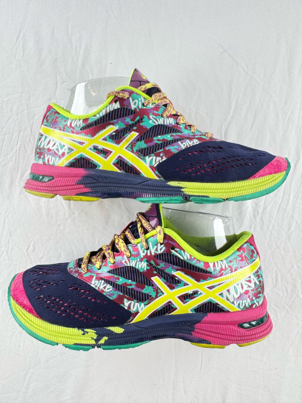 ASICS GEL-Noosa Tri 10 Women's Running Shoes Size 6 Multicolor T580N Graphic - Picture 3 of 8